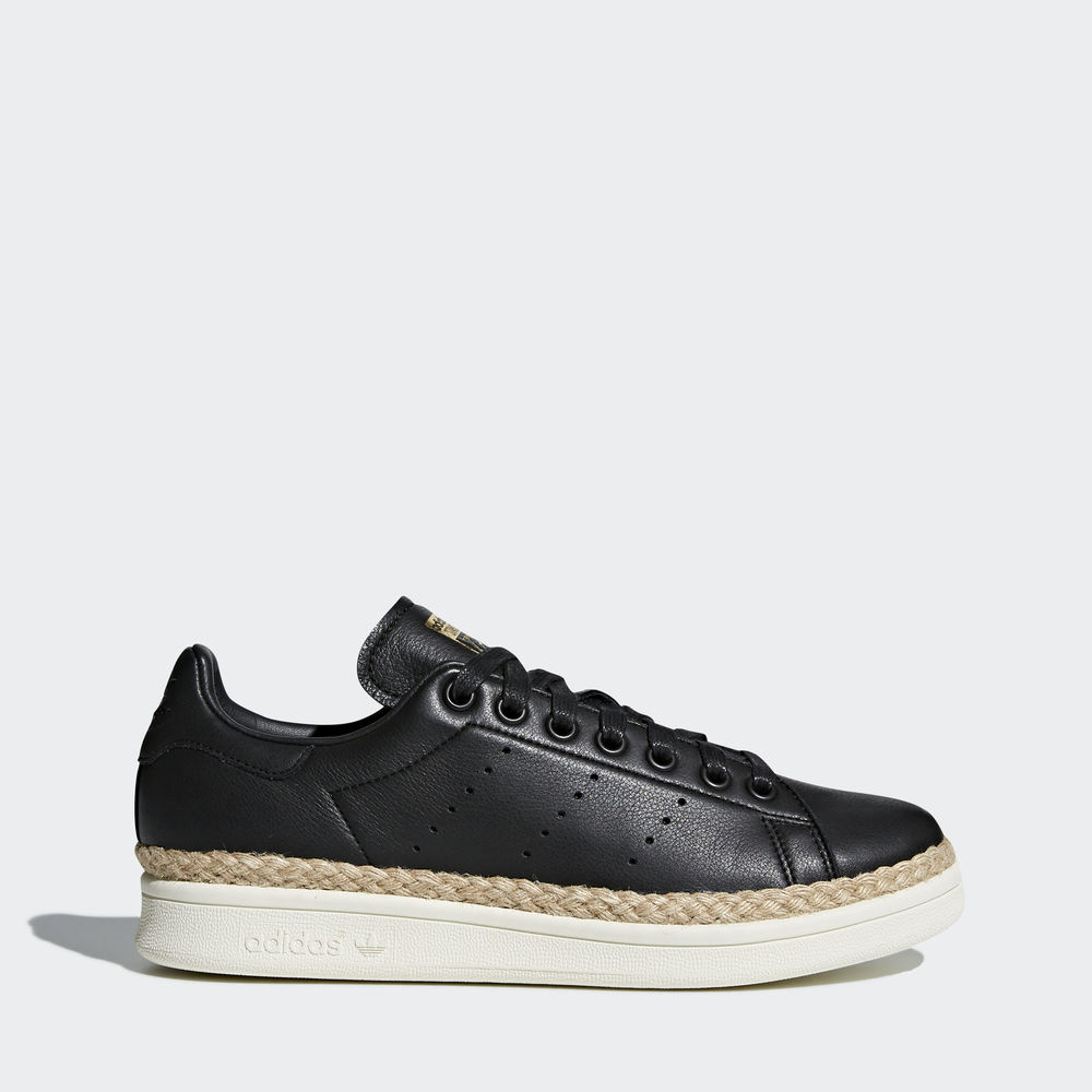 Adidas Stan Smith New Bold - Originals γυναικεια - Μαυρα/Μαυρα/Ασπρα,Μέγεθος: EU 36 – 54 2/3 (942JGQ